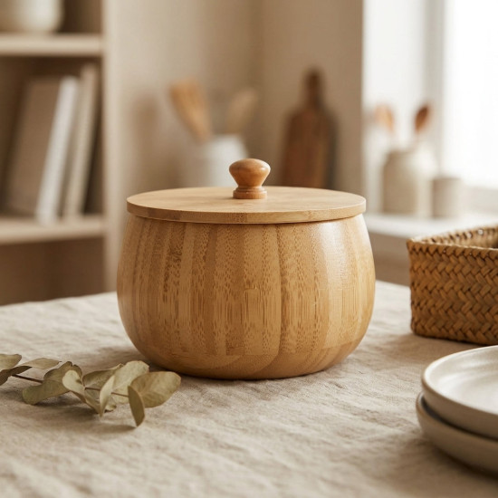 Wooden Serving Platter with Lid